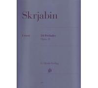 Scriabin: 24 Preludes op.11 - piano - Henle - intermediate to advanced - (HN 484)