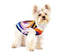 Scribble Art to The Pap Small Pet Cotton Shirts Large - Breathable, Soft, Comfortable and Stylish for Daily Wear