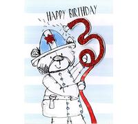 Scribble Bear Boys 3rd Birthday Greeting Card Childrens Birthday Cards HBR011