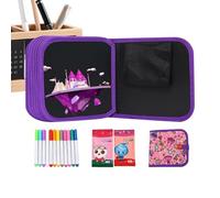 Scribble Book, Eco-Friendly, 20.5x20.5cm, Portable Drawing Book, Erasable Reusable Sketchpad With Pen, Easy To Use, For Coloring Painting Doodling Sketching Writing Boys Girls