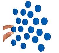 Scribble Colourful Round Refrigerator Magnets, 30mm Office Magnets (24 Pack), Perfect for Whiteboards, Lockers & Fridges (Blue)