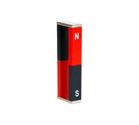 Scribble Direct Alnico Bar Magnets for Physics & Science Experiments - North & South Marked, 75 x 11 x 6 mm, Pack of 2