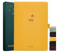 Scribble & Dot® 2026 Diary Week to View A5 - Jan-Dec, Luxury Planner With Tabs, Trackers, Notes for Busy Schedules (Tuscan Sun)