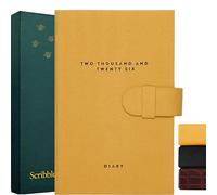 Scribble & Dot 2026 Slim Pocket Diary A6 Week to View Jan-Dec, Small Luxury Diary With Notes, Tear-off Shopping Lists & More for Busy Schedules (Tuscan Mixed)