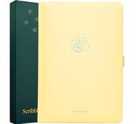 Scribble & Dot® Bullet Planner - Dotted Journal | A5 Ultra Thick 160gsm Paper - Premium Dotted Journal for Artists and Creators, Includes Pen Test Pages (Lemon)