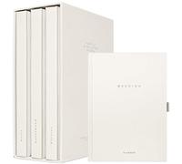 Scribble & Dot™ The Elegant Wedding Planner Set | Every Wedding Step. Effortlessly Handled. Wedding Planner | Honeymoon Planner | Bridesmaids Notebook | Complete Set