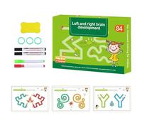 Scribble Smart Toddler Workbook - Includes 8 Pens, Eraser | Pen Tracing Workbook | Preschool Learning Letter Tracing Books | Reusable Handwriting Practice, Erasable Learning Toy for Early Development