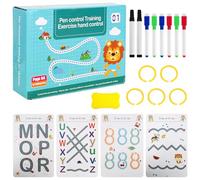 Scribble Smart Workbook, Scribblesmart Workbook, Fast-Track Young Minds Scribble Smart Reusable Workbook for Toddler 2-6, Preschool Learning Activities