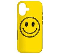 Scribbled Marker Happy Smile Face Smiling Adorable Funny Case for iPhone 17