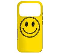 Scribbled Marker Happy Smile Face Smiling Adorable Funny Case for iPhone 17 Pro