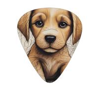 Scribbled Puppy Durable guitar picks - three thicknesses of thin, medium and thick are available, suitable for guitar, bass, electric guitar and ukulele