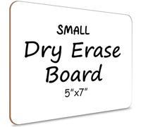 Scribbledo Small White Board Dry Erase Mini Whiteboard 5x7 Inch Small Dry Erase Board Marker Board Dry Erase Lapboards Handheld Personal White Boards for Students Small Whiteboard Office Kitchen