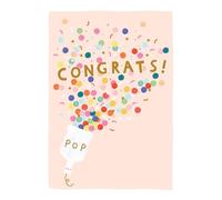 Scribbler Congrats!Party Popper Contemporary Congratulations Greeting Card SCR1329