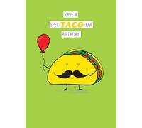 Scribbler Have A Spec-Taco-Lar Birthday Fiesta Fun! Funny Birthday Card SCR0704