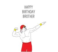 Scribbler Hulk Happy Birthday Brother Hulktastic Fun! Funny Birthday Card SCR1114