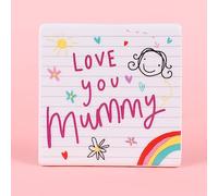 Scribbles Ceramic Drinks Coaster - Mummy