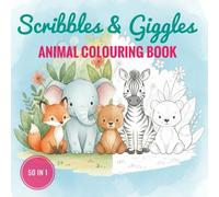 Scribbles & Giggles: Animal colouring book