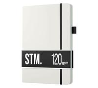 Scribbles That Matter B6 Dotted Journal (120gsm) Create Your Perfect Bullet Bujo Journal on Ultra-Thick No Bleed Paper - Hardcover Notebook - Pro Version - White