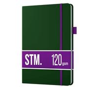 Scribbles That Matter B6 Dotted Journal (120gsm) Create Your Perfect Bullet Bujo Journal on Ultra-Thick No Bleed Paper - Hardcover Notebook - Pro Version - Bottle Green