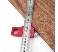 Scribe Gauge CX300-1 Woodworking Scribing Ruler with Magnet Ruler Stop Ruler 4590° Marking Gauge Positioning Woodworking Ruler Carpenter Ruler Scribing