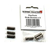 Scribe-Master Drainer Jigs Flex Tech Grub Screws - 3 Pieces