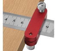 Scribe Ruler Locator, Fence Rule Positioning Limit Block,Tracing Gauge Stop Block for Woodworking - Plug Tracing Gauge Stop Block