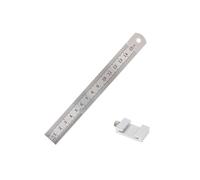 Scribe Steel Ruler Positioning Limit, Stainless Steel Positioning Ruler 15/20/30cm Woodworking Limit Block Gauge(15cm)