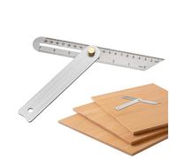 Scribe Tool for Carpentry,Stainless Steel Drawing Aid | Carpentry Tool Woodworking Ruler,for Carpenters Craftsmen Home Renovation Modeling