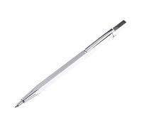 Scriber Pen, 1PC Tungsten Carbide Tip Scriber, Pocket Portable Alloy Scriber Engraving Pen Tool with Clip for Glass, Ceramics, Metal Sheet (Silver)