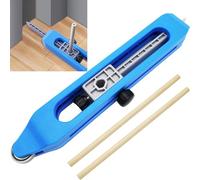 Scribing Tool, CTRICALVER Profile Gauge, Precisely Copy Irregular Shape Duplicator, with Lock for Pencil, Profile Marking Tools for Floor, Carpet, Tile Laying (Blue)
