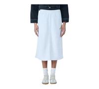 Script Logo Elasticated Waistband Skirt - female - Carhartt Wip - Midi Skirts - White - S - Skirts S