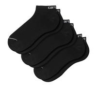 Carhartt WIP - Script Sneakers Pack Of 3 Black/White - Socks - black - Onesize - 84% Cotton, 14% Polyester, 2% Elastane Onesize