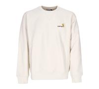 Carhartt WIP Mens Relaxed Fit American Script Sweatshirt - Colour: 05XX Natural - Size: XL