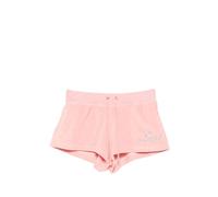 Script Velour Short - female - Sporty & Rich - Short Shorts - Pink - M - Shorts M