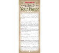 Scripture Based Prayers to Pray for Your Pastor (Pack of 50) (Prayer Cards)