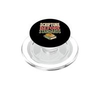 Scripture Before Standards Christian Teacher Faith Bible PopSockets PopGrip for MagSafe
