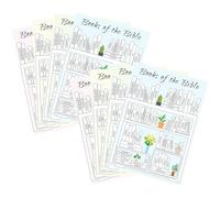 Scripture Labels - Faith Based Bible Stickers, Reading Progress Tracker Stickers, Christian Journal Planner Accessories, Motivational Study Scrapbook Accessories | Personal Devotional in the