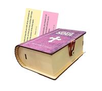 Scripture Memory Cards Box, Bible Verses Box for Daily Encouragement, Portable Daily Inspiration Scripture Prayer Organization for Him Family Dad Women Mother Friends Her Father Men
