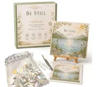Scripture Mosaic Art Kit with Mini Easel, Bible Verse, 5.9 x 5.9 in (A)