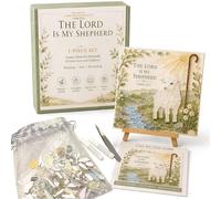 Scripture Mosaic Art Kit with Mini Easel, Bible Verse, 5.9 x 5.9 in (E)