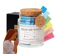 Scripture Prayer Cards Hope Jar, Glass Bottle Scripture Cardsread Me When Verses Jar, For Prayer, Christian, Inspiration, And Study