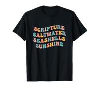 Scripture Saltwater Seashells Sunshine Christian Retreat God T-Shirt