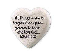 Scripture Stone: Hearts of Hope - Believe (Romans 8:28)