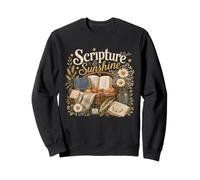 Scripture & Sunshine Christian Bible Study Design Sweatshirt