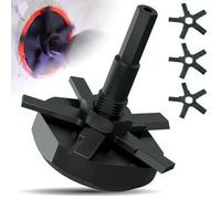 SCROBER Universal Cutting Drill Bit for Flush-Mounted Box ∅ 65 mm for All Drills and Cordless Screwdrivers | for Plasterers, Electricians, Tools, Renovation (SCROBER Set with 3 x Knives)