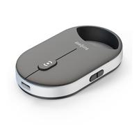 SCROEASY---the Mouse Revolution, Simply Press to Scroll | Small & Slim | 4-Levels DPI | 4-L Scrolling Speed | Silent | Dual Bluetooth/2.4G/USB | Portable Wireless Mice for Notebook, Laptop, PC (Black)