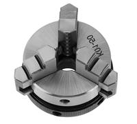 Scroll Chuck, Compact High Hardness Woodworking Hand Chuck Large Clamping Range K01-50 Scroll Chuck Metal Lathe Chuck for Machine Tool Processing