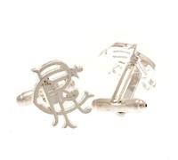 Scroll Crest Cufflinks Rangers FC Silver One Size