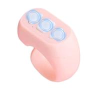 Scroll Ring, Automatic Scroll Ring, 3 Button Phone Scrolling Remote Ringtone - Smart Rechargeable, Clicker to Turn Pages for Presentation of Short Kings