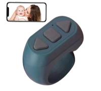 Scroll Ring, Scroll Ring Remote for Phone with 3 Buttons - Camera Video Recording Remote Control, Rechargeable Smart Ring Side Turner for Tablets, Mobile Phones, Laptops